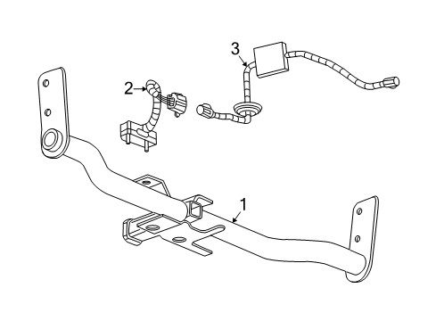 2007 Chevy Equinox Trailer Hitch Components Diagram