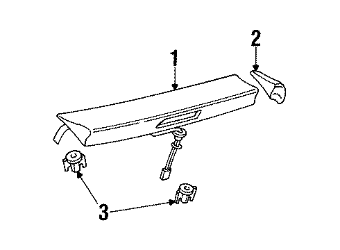 1995 Chevy Monte Carlo Rear Spoiler Diagram