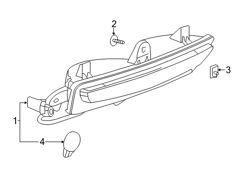 2013 Cadillac ATS Backup Lamps Diagram