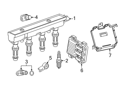 2015 Cadillac ELR Ignition System Diagram