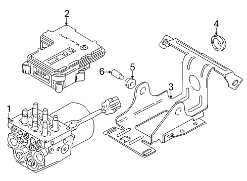 2004 Chevy Blazer ABS Components Diagram