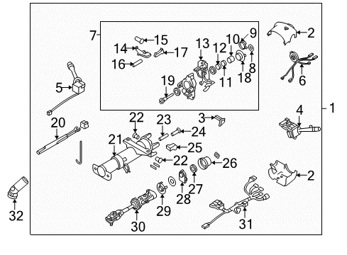 2008 Pontiac Grand Prix Angle Sensor Diagram for 10336934