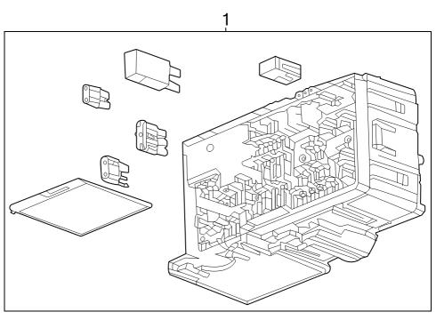2023 GMC Canyon Fuse & Relay Diagram 2 - Thumbnail