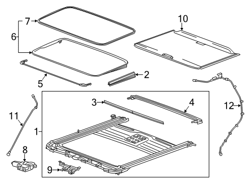 2017 Chevy Suburban Sunroof Diagram