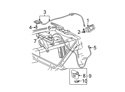 2004 Cadillac DeVille Navigation System Diagram