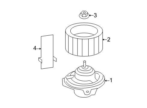 2007 Chevy Equinox Blower Motor & Fan Diagram