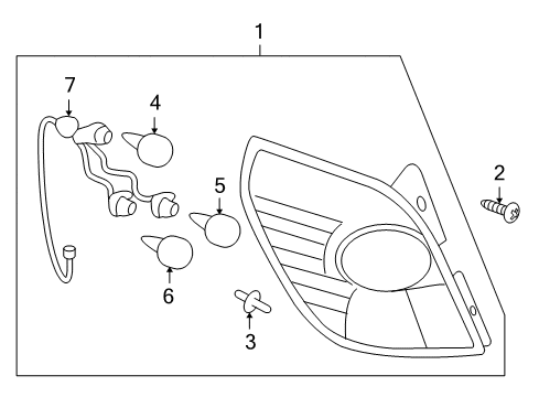 2009 Saturn Vue Bulbs Diagram 4 - Thumbnail
