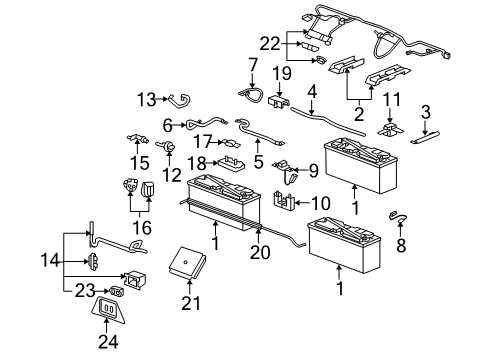 2006 Chevy Silverado 1500 Temperature Sensor Diagram for 88986978