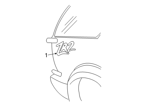 2000 GMC Sonoma Stripe Tape Diagram