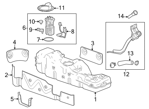 2023 GMC Canyon Fuel Supply Diagram