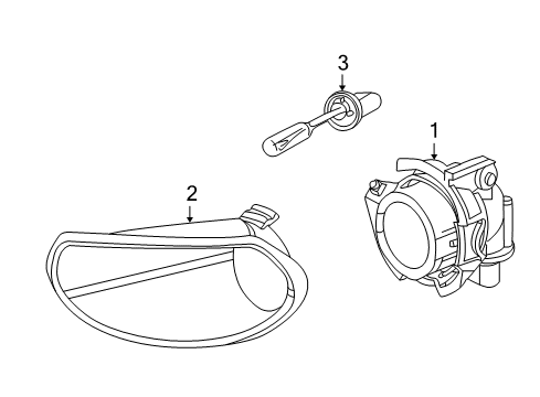2003 Saturn LW300 Fog Lamps Diagram