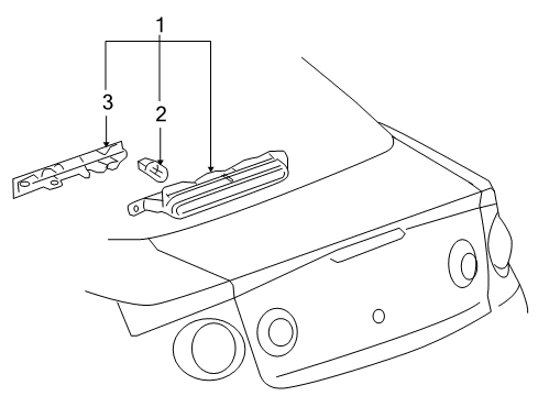 2008 Chevy Cobalt High Mount Lamps Diagram