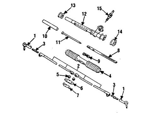 1990 Oldsmobile Cutlass Calais Power Steering Pump Diagram for 26015577