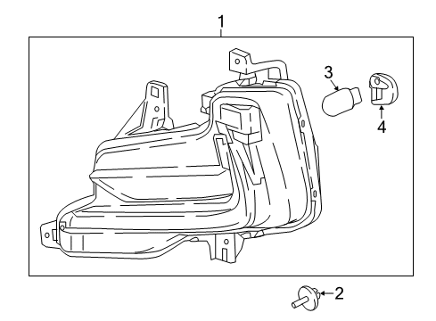 2018 Buick Enclave Bulbs Diagram