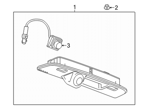 2022 Buick Envision License Lamps Diagram