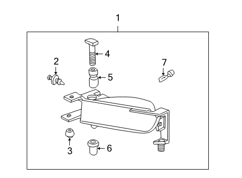 2004 Cadillac DeVille Fog Lamps Diagram