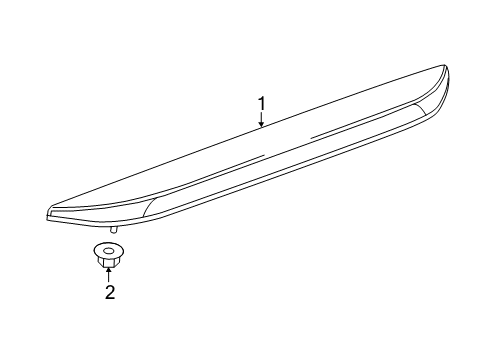 2018 Buick Regal Sportback High Mount Lamps Diagram