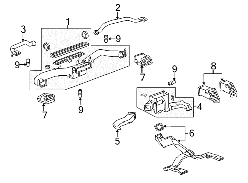 2010 Cadillac Escalade Automatic Temperature Controls Diagram 5 - Thumbnail
