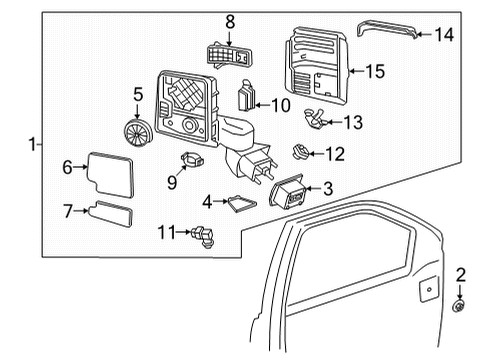 2023 Chevy Silverado 3500 HD Automatic Temperature Controls Diagram 5 - Thumbnail