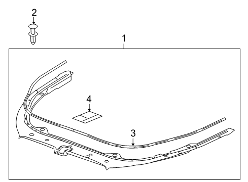 2016 Buick LaCrosse Splash Shields Diagram