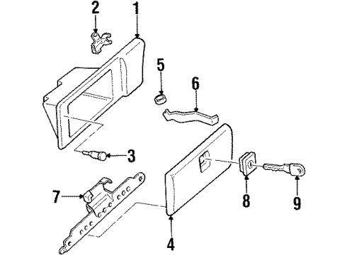 2002 Oldsmobile Silhouette Glove Box Diagram