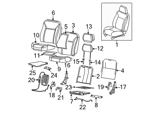 2011 GMC Canyon Heated Seats Diagram
