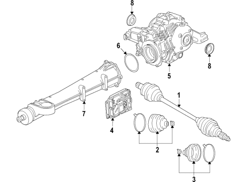 2017 Buick Envision Differential Diagram for 84226984