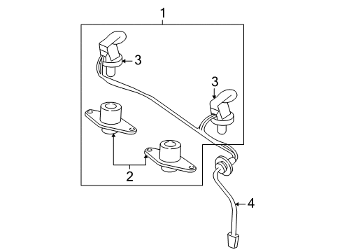 2005 Saturn Vue License Lamps Diagram