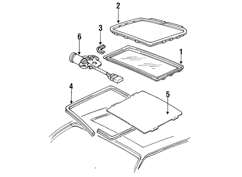 1991 Buick Park Avenue Sunroof Diagram