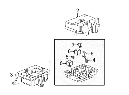 2004 GMC Savana 3500 Electrical Components Diagram 2 - Thumbnail