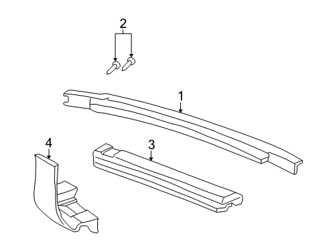 2004 Pontiac Bonneville Radiator Support Diagram