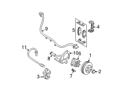 1997 Chevy Venture Front Brakes Diagram