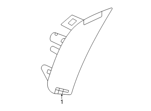 2023 Cadillac Escalade ESV Side Marker Lamps Diagram