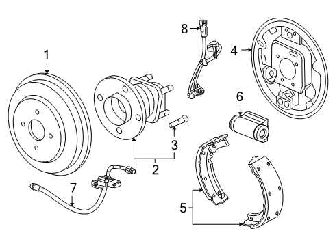 2016 Chevy Cruze Rear Brakes Diagram 3 - Thumbnail