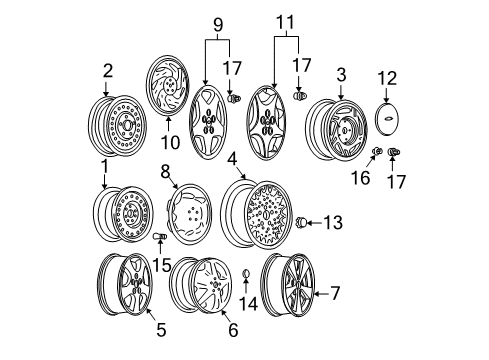 2002 Chevy Cavalier Wheels Diagram