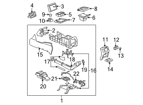 2006 Chevy Avalanche 1500 Insulation, Driver Side Diagram for 15070569