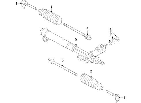 2007 GMC Savana 1500 Power Steering Return Hose Diagram for 15777863