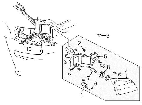 1997 Chevy Venture Bulbs Diagram