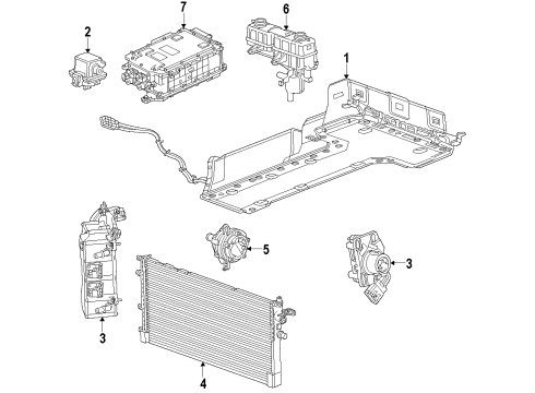 2019 Chevy Volt Cable Diagram for 23283823