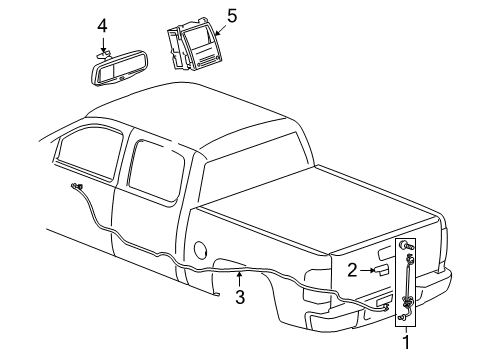 2012 GMC Sierra 2500 HD Electrical Components Diagram 2 - Thumbnail