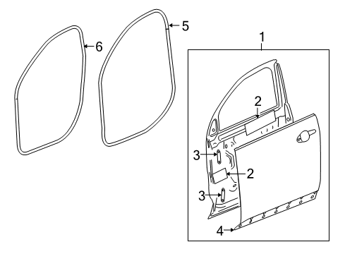 2015 Chevy Equinox Front Door Diagram