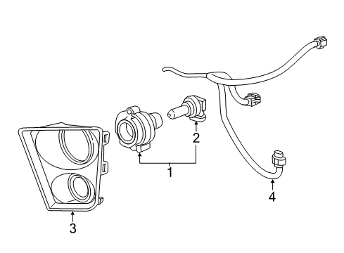 2014 Chevy Camaro Chassis Electrical - Fog Lamps Diagram