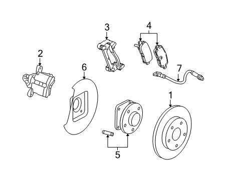 2007 Buick LaCrosse Rear Brakes Diagram