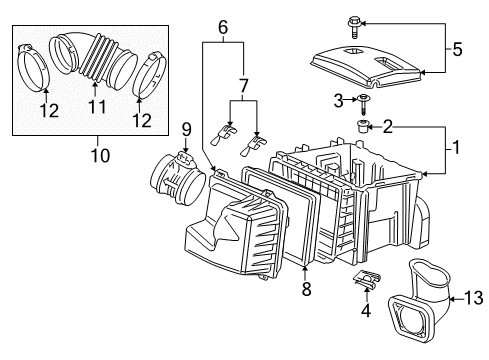 2005 Pontiac Montana Lower Housing Diagram for 15192879