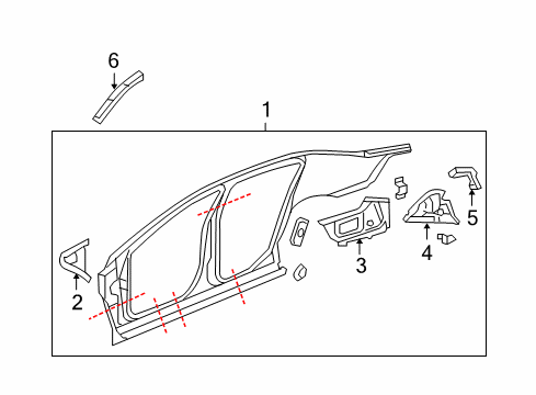 2008 Buick Lucerne Uniside Diagram 2 - Thumbnail