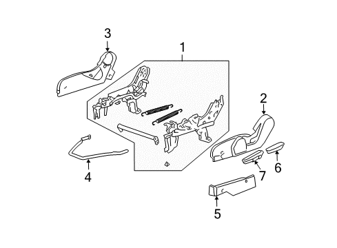 2005 Chevy Equinox Tracks & Components Diagram 2 - Thumbnail