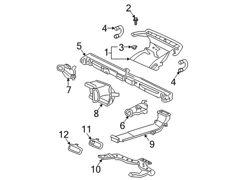 2002 Buick Rendezvous Ducts Diagram