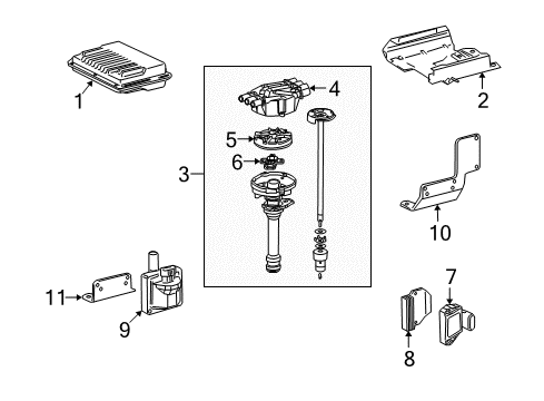 2000 GMC Sonoma Distributor Diagram
