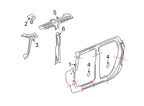 2004 Hummer H2 Uniside Diagram