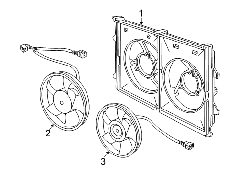 2005 Pontiac GTO Cooling System, Radiator, Water Pump, Cooling Fan Diagram 2 - Thumbnail